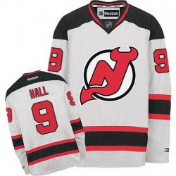 Devils #9 Taylor Hall White Stitched NHL Jersey