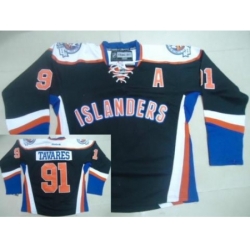 New York Islanders 91 John Tavares 2012 Black Third Jersey