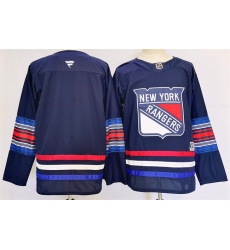 Men New York Rangers Blank Navy 2024 25 Stitched Jersey