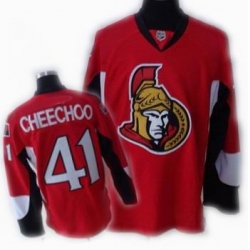 Cheap Ottawa Senators 41 CHEECHOO red Jersey