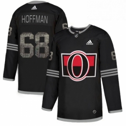 Men's Adidas Ottawa Senators #68 Mike Hoffman Black 1 Authentic Classic Stitched NHL Jersey