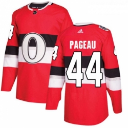 Youth Adidas Ottawa Senators 44 Jean Gabriel Pageau Authentic Red 2017 100 Classic NHL Jersey 