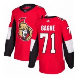 Youth Adidas Ottawa Senators 71 Gabriel Gagne Premier Red Home NHL Jersey 