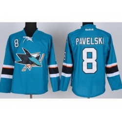 San Jose Sharks 8 Joe Pavelski Green Jersey New Style