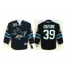 Youth NHL San Jose Sharks 39 Logan Couture black Jersey