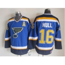 NHL St.Louis Blues #16 Brett Hull blue jerseys