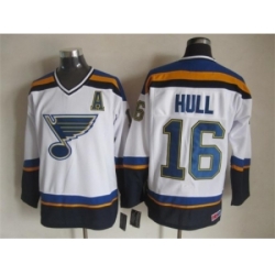 NHL St.Louis Blues #16 Brett Hull white jerseys