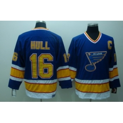 ST.LOUIS BLUES 16 Hull Blue Jerseys CCM