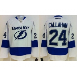 Kids Tampa Bay Lightning #24 Ryan Callahan White NHL Jersey