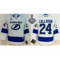 women nhl jerseys tampa bay lightning #24 callahan white[2015 stanley cup]