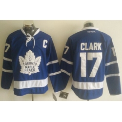 Maple Leafs #17 Wendel Clark Blue New Stitched NHL Jersey