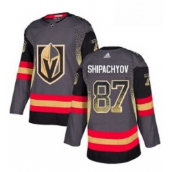 Mens Adidas Vegas Golden Knights 87 Vadim Shipachyov Authentic Black Drift Fashion NHL Jersey 