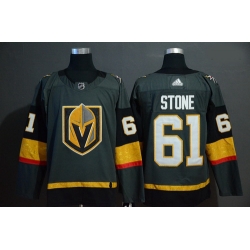 Vegas Golden Knights 61 Mark Stone Gray With Special Glittery Logo Adidas Jersey