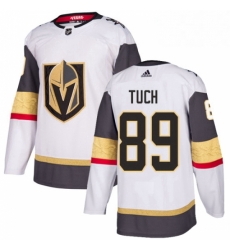 Womens Adidas Vegas Golden Knights 89 Alex Tuch Authentic White Away NHL Jersey 