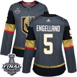 womens deryk engelland vegas golden knights jersey gray adidas 5 nhl home 2018 stanley cup final authentic