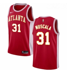 Womens Nike Atlanta Hawks 31 Mike Muscala Swingman Red NBA Jersey Statement Edition 