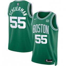Men Boston Celtics 55 Baylor Scheierman Kelly Green 2024 Draft Icon Edition Stitched Basketball Jersey