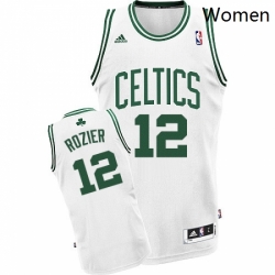 Womens Adidas Boston Celtics 12 Terry Rozier Swingman White Home NBA Jersey 