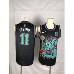 Nets 11 Kyrie Irving Black Nike Swingman Jersey