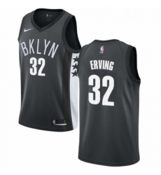 Womens Nike Brooklyn Nets 32 Julius Erving Swingman Gray NBA Jersey Statement Edition