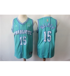 Hornets 15 Kemba Walker Teal Throwback Jordan Brand Swingman Jersey