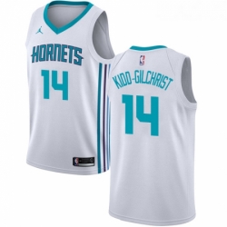 Womens Nike Jordan Charlotte Hornets 14 Michael Kidd Gilchrist Authentic White NBA Jersey Association Edition