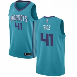 Womens Nike Jordan Charlotte Hornets 41 Glen Rice Authentic Teal NBA Jersey Icon Edition