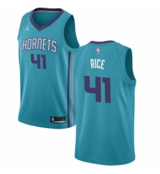 Womens Nike Jordan Charlotte Hornets 41 Glen Rice Swingman Teal NBA Jersey Icon Edition