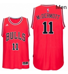 Chicago Bulls 11 Doug McDermott 2016 Road Red New Swingman Jersey 