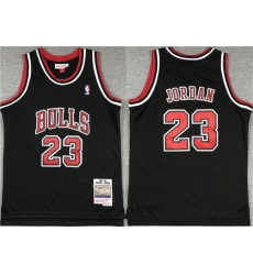 Youth Chicago Bulls 23 Michael Jordan Black Stitched Basketball Jersey