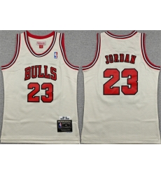Youth Chicago Bulls  Michael Jordan White Stitched Basketball Jersey