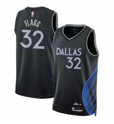 Men Dallas Mavericks 32 Cooper Flagg Black 2025 26 City Edition Stitched Basketball Jersey