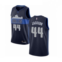 Womens Dallas Mavericks 44 Justin Jackson Authentic Navy Blue Basketball Jersey Statement Edition 