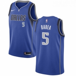 Womens Nike Dallas Mavericks 5 Jose Juan Barea Swingman Royal Blue Road NBA Jersey Icon Edition
