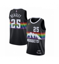 Youth Denver Nuggets #25 Malik Beasley Swingman Black Basketball Jersey - 2019 20 City Edition