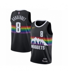 Youth Denver Nuggets #8 Jarred Vanderbilt Swingman Black Basketball Jersey - 2019 20 City Edition