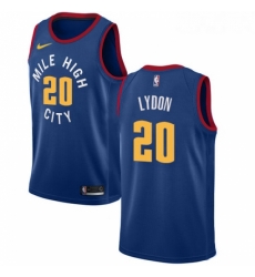 Youth Nike Denver Nuggets 20 Tyler Lydon Swingman Light Blue Alternate NBA Jersey Statement Edition 