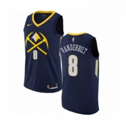 Youth Nike Denver Nuggets 8 Jarred Vanderbilt Swingman Navy Blue NBA Jersey City Editio