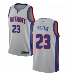 Youth Nike Detroit Pistons 23 Blake Griffin Swingman Silver NBA Jersey Statement Edition 