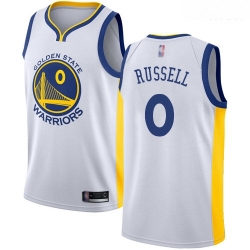 Warriors #0 D 27Angelo Russell White Basketball Swingman Association Edition Jersey