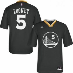 Womens Adidas Golden State Warriors 5 Kevon Looney Authentic Black Alternate NBA Jersey