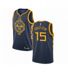 Womens Golden State Warriors 15 Willie Cauley Stein Swingman Navy Blue Basketball Jersey City Edition 