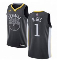 Womens Nike Golden State Warriors 1 JaVale McGee Swingman Black Alternate NBA Jersey Statement Edition