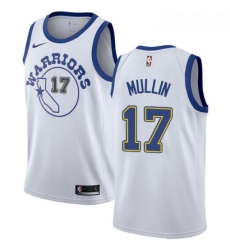 Womens Nike Golden State Warriors 17 Chris Mullin Swingman White Hardwood Classics NBA Jersey