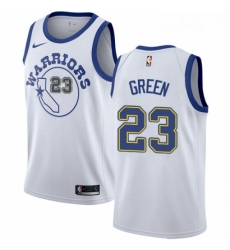 Womens Nike Golden State Warriors 23 Draymond Green Authentic White Hardwood Classics NBA Jersey