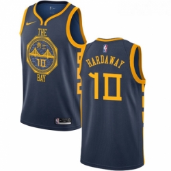 Youth Nike Golden State Warriors 15 Latrell Sprewell Swingman Navy Blue NBA Jersey City Edition