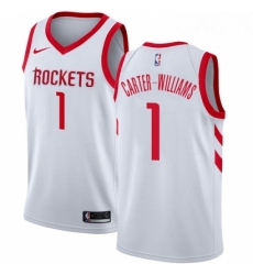 Womens Nike Houston Rockets 1 Michael Carter Williams Swingman White NBA Jersey Association 