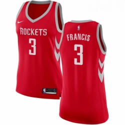 Womens Nike Houston Rockets 3 Steve Francis Swingman Red Road NBA Jersey Icon Edition