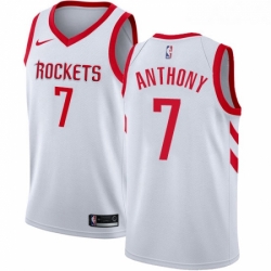 Womens Nike Houston Rockets 7 Carmelo Anthony Swingman White NBA Jersey Association Edition 