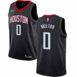 Youth Nike Houston Rockets 0 DeAnthony Melton Swingman Black NBA Jersey Statement Editi